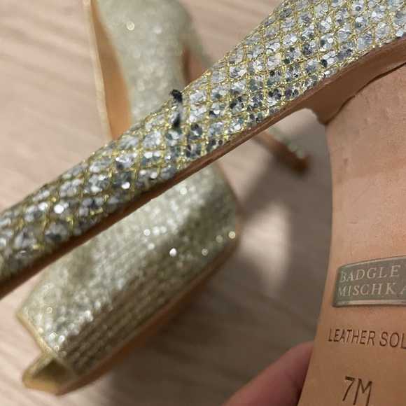 Badgley Mischka Peep-toe Pumps - Picture 3 of 5